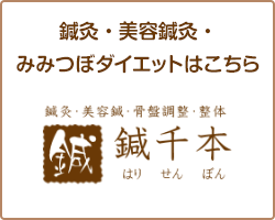 鍼灸・美容鍼灸・みみつぼダイエットはこちら